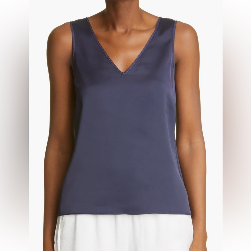 Club Monaco Deep Blue V-Neck Camisole